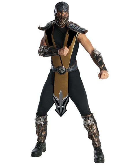 scorpion costume mortal kombat|scorpion mortal kombat costume adult.